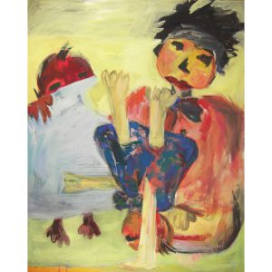 Der Kopfstand - Acrylic Paint K103