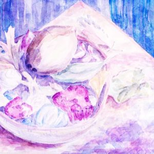 Watercolor C110-86-Muscheln-im-Korb-Fundsachen-72dpi-1500