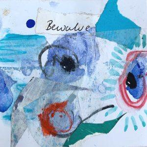 Mixed Media Poetische Miniatur Goru Paule H881