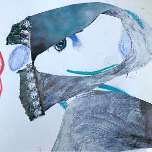 Mixed Media Poetische Miniatur 206 Paule H882