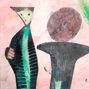 Mixed Media Poetische Miniatur 229 Bertu H908