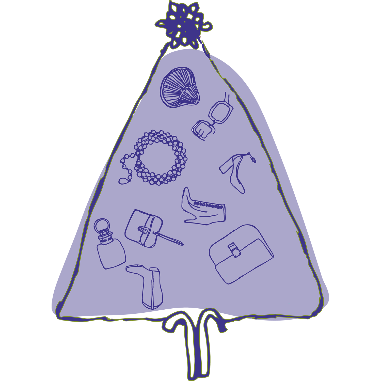 AK-PD-Weihnachtsbaum-Einzelfigur-Blau-violett Annette Kunow AK-PD-Weihnachtsbaum-Einzelfigur-Blau-violett Annette Kunow